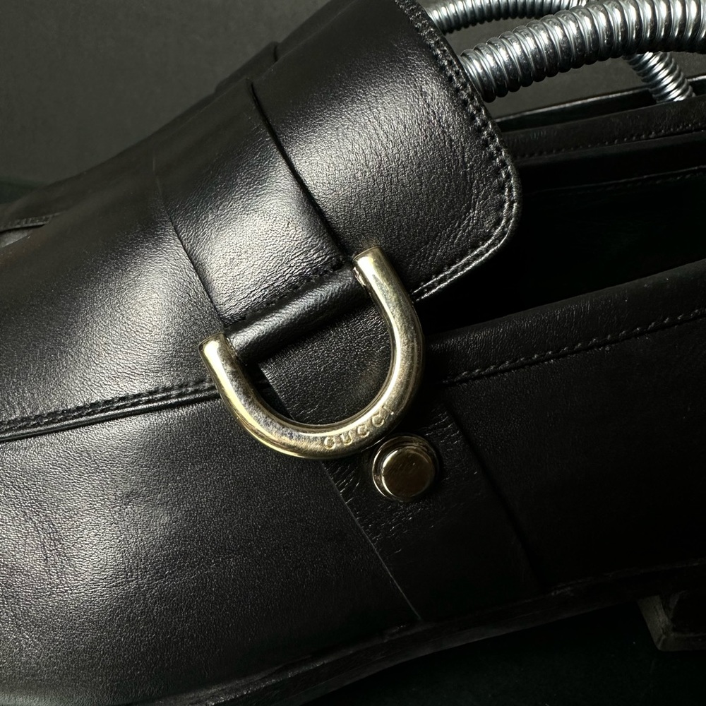 Men’s Gucci Loafer Black Shoes 8D, 8.5 US